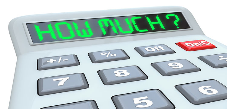 price on calculator