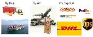 3 main ways of shipping to other country