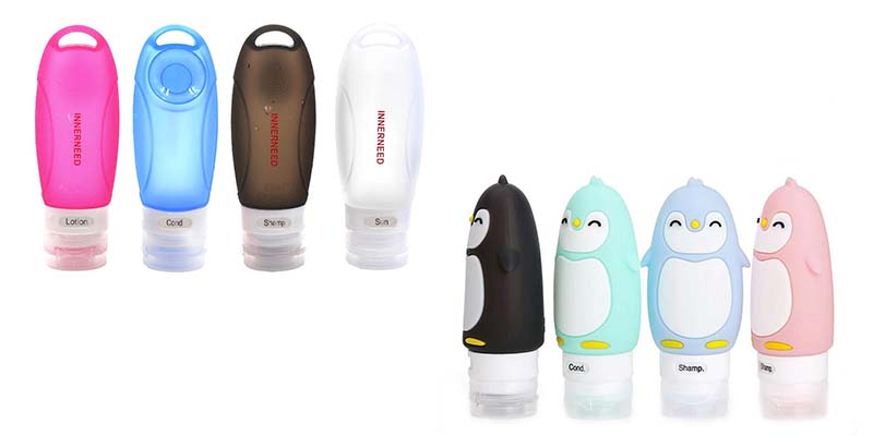 silicone travel bottle