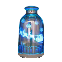 120ML Wifi Smart Ultrasonic Aroma Essential Oil Diffuser with 3D 7 Color Lights