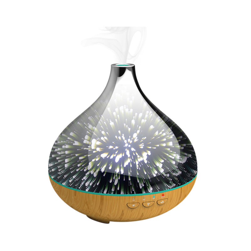New Arrival 400ML Wifi Smart Ultrasonic Aroma Essential Oil Diffuser with 7 Color Lights