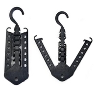 Portable Folding Plastic Clothing Coat Hanger 