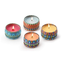 metal candle container