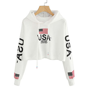 19HS42 Cropped Hoodie