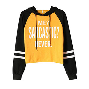 19HS44-2 Cropped Hoodie