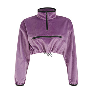 19HS48 Cropped Hoodie