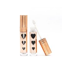 Round empty lip gloss tubes