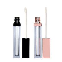 Clear empty lip gloss tubes
