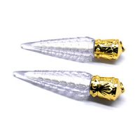 Clear empty lip gloss tubes