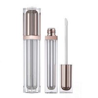 Clear empty lip gloss tubes