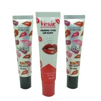 Empty lip gloss squeeze tubes