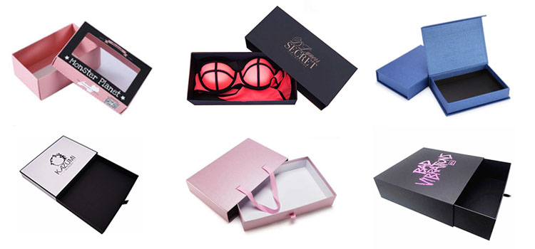 Custom bra packaging box manufacturer with clear lid for Undergarments box