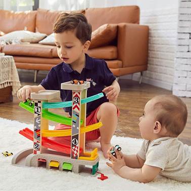best wooden toys - Wooden Car Track