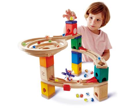 best wooden toys - Building Blocks Marble Run
