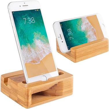 Wooden phone stand 02