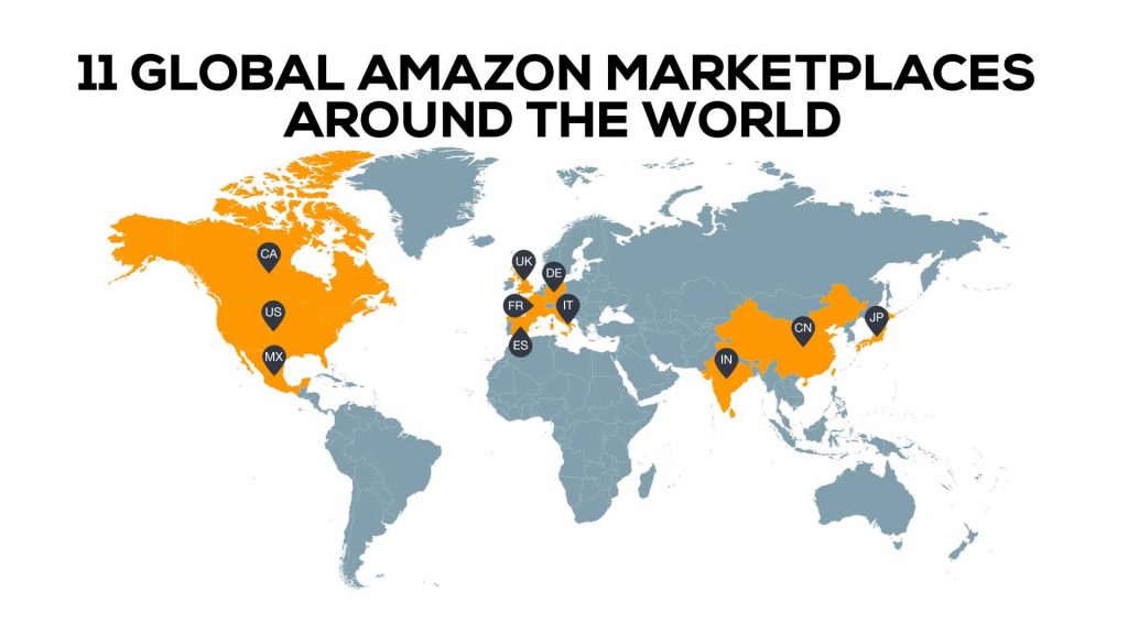 amazon marketplaces map