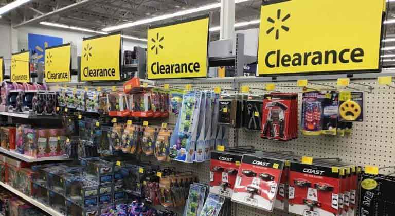 Walmart clearance