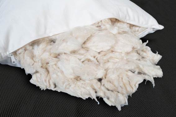 cotton pillow stuffing material