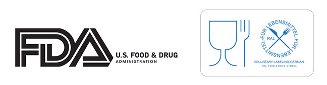 FDA & LFGB logo