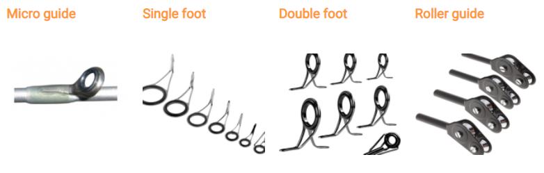different rod guides