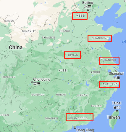 glass bottle manufacturing hubs in China