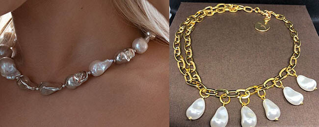 Baroque Pearl strands and necklaces