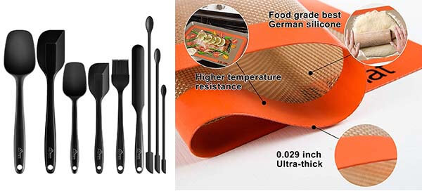 Silicone kitchen utensils: Pros, cons, and characteristics of a