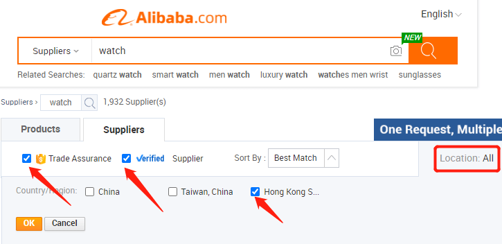 Alibaba watch clearance manufacturer