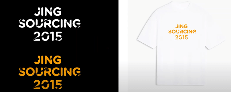 logo design for screen printing on Jingsourcing Cultural T-shirt