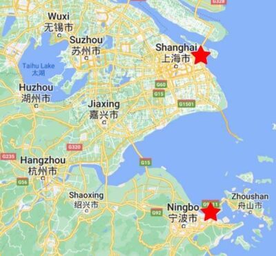 Yangtze River delta major ports