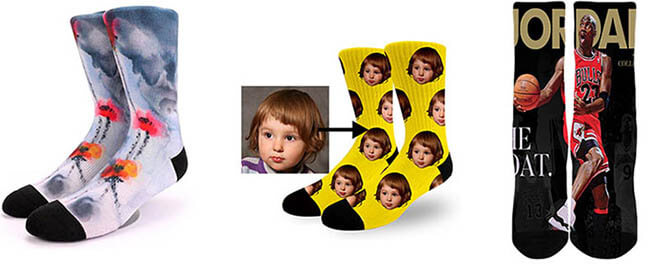 How to Print on Demand Socks-Custom 360 Digital Printed Socks from