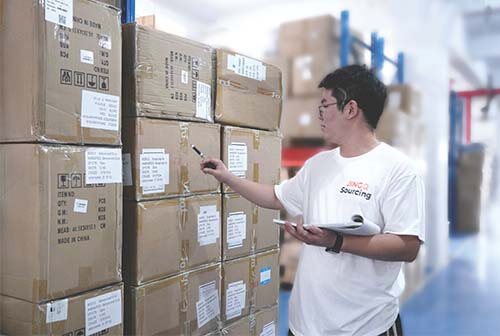 arrange shipment in our warehouse 1