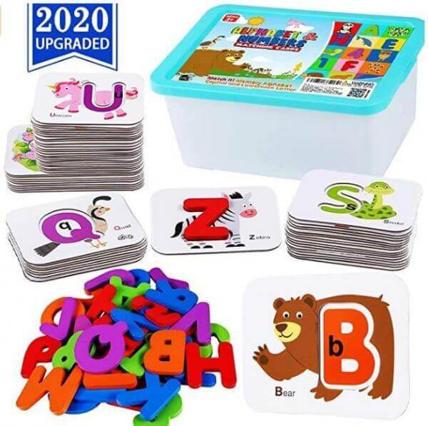 Alphabet Numbers Toddler Flash Cards