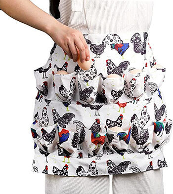 egg collecting apron custom case