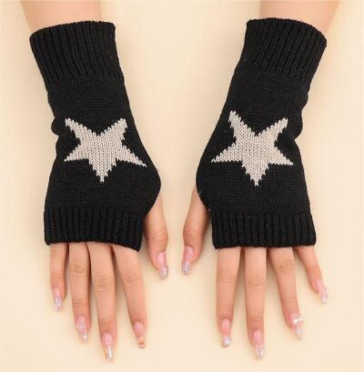 Knitting gloves-2