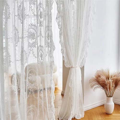 Lace-curtain
