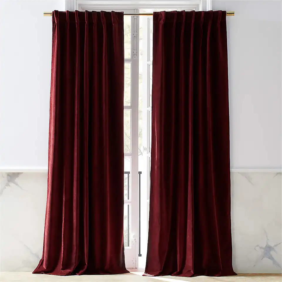 Velvet curtain-1
