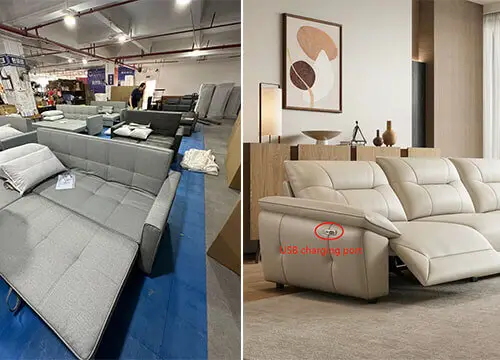 multifunctional electric sofa fatcory