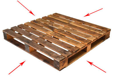 Four-way-pallets