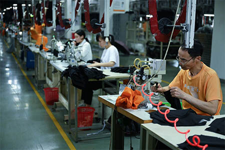Xiamen sportswear factory