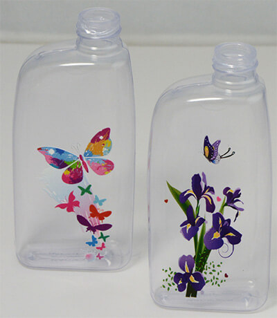 UV printing on perfume bottles