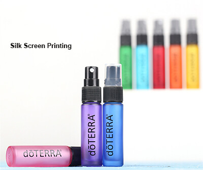 screen printing on perfume bottles
