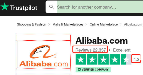 alibaba on Trustpilot