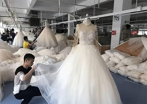 china wedding dress factory 1