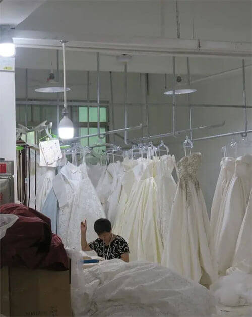 china wedding dress factory 4