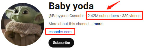 Csnoobs YouTube account 1