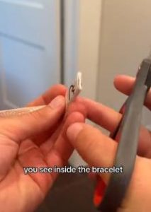 cut bracelet open