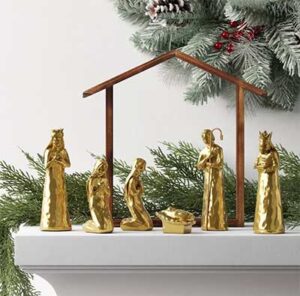 Christmas nativity scene