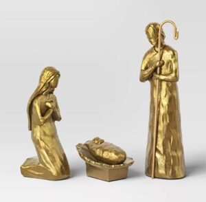 Christmas nativity scene figures