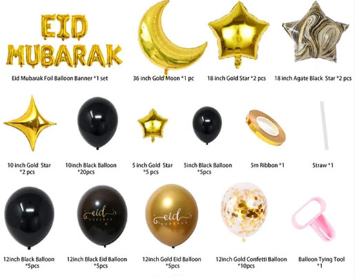 eid party ballons set